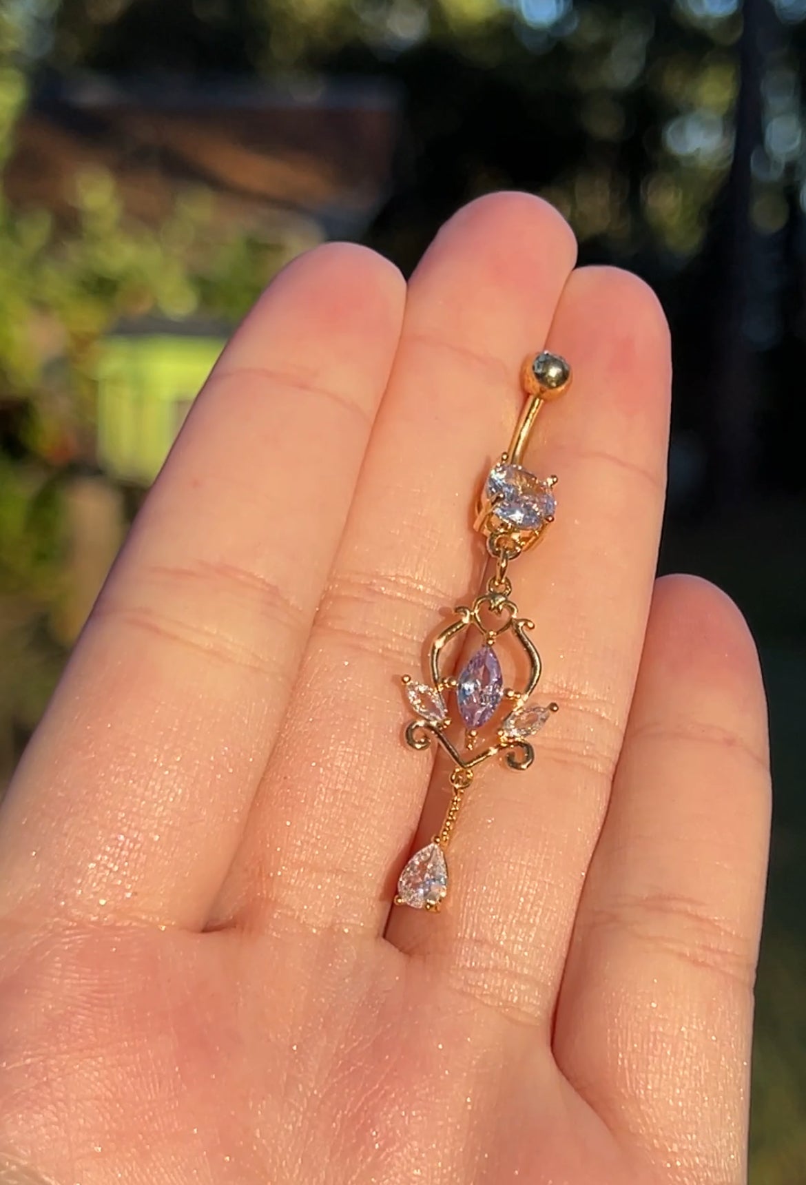 Fairy Elegant Dangle Belly Ring
