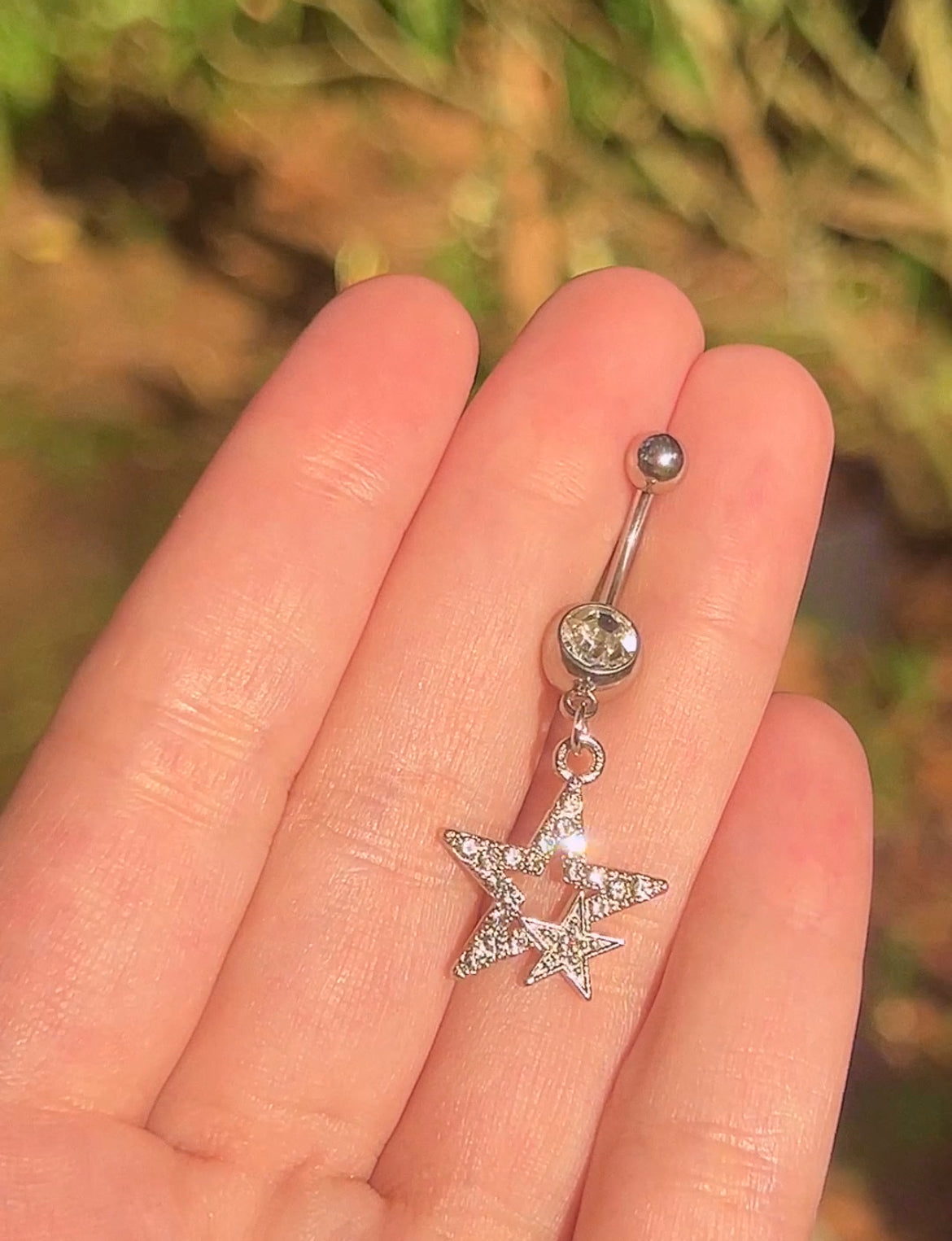 Mcbling Star Belly Ring