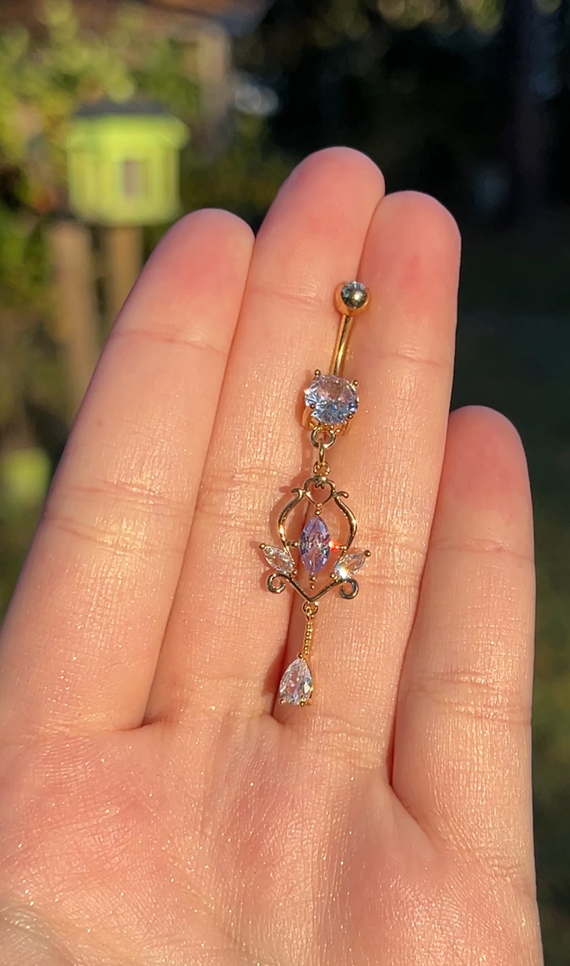 Fairy Elegant Dangle Belly Ring