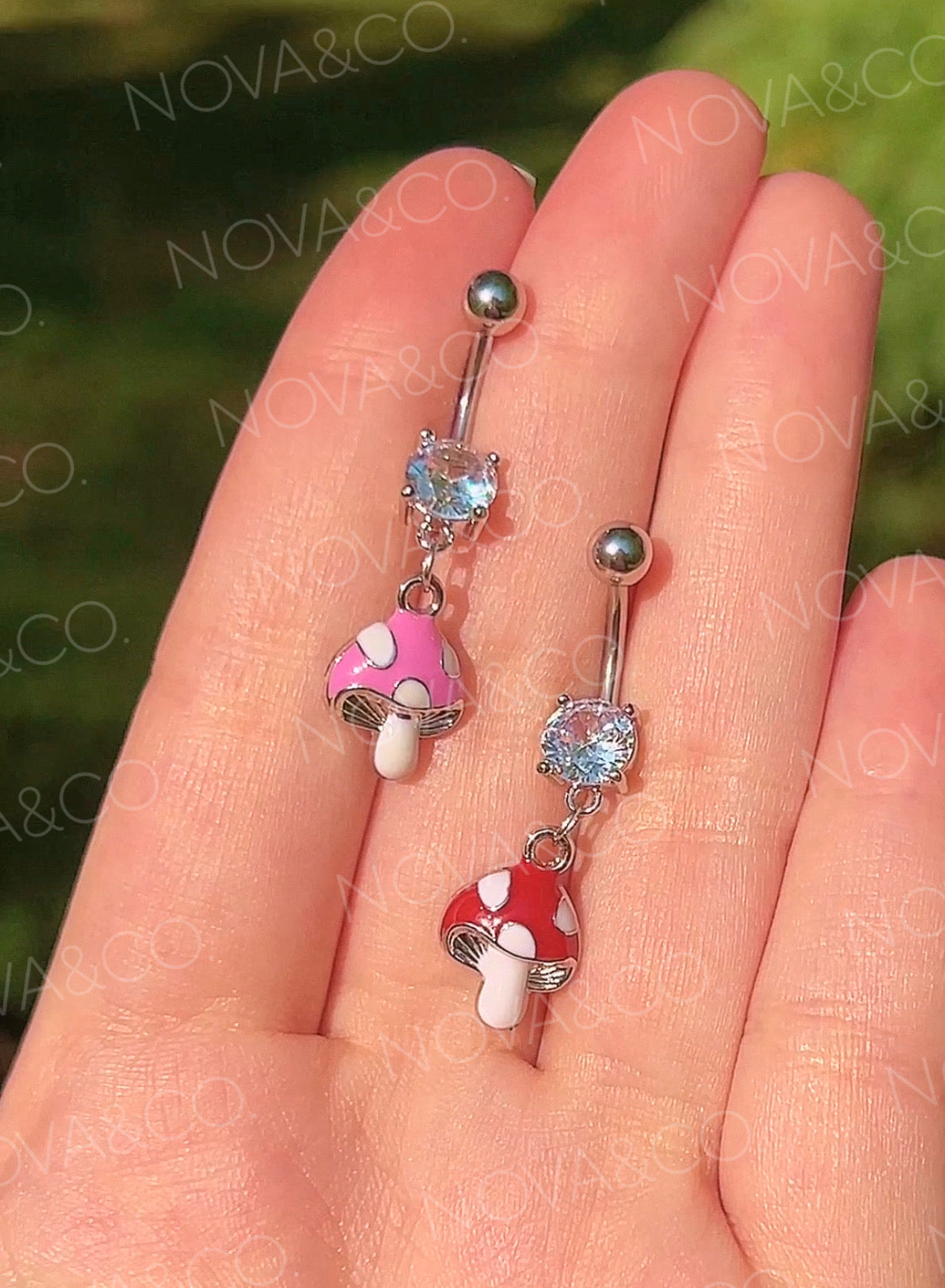 Little Mushroom Belly Ring