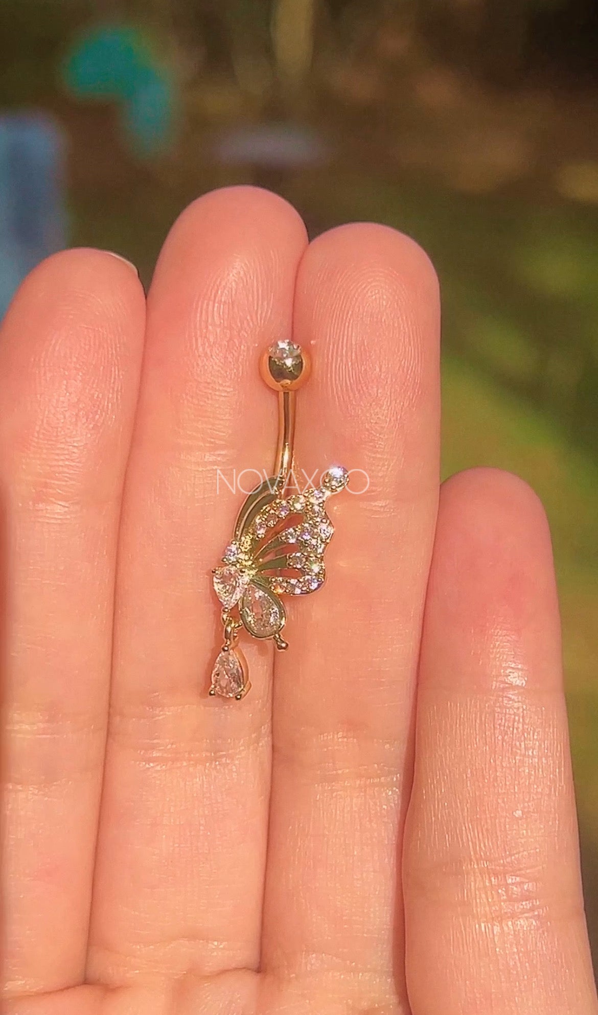 Dreamy Butterfly Belly Ring