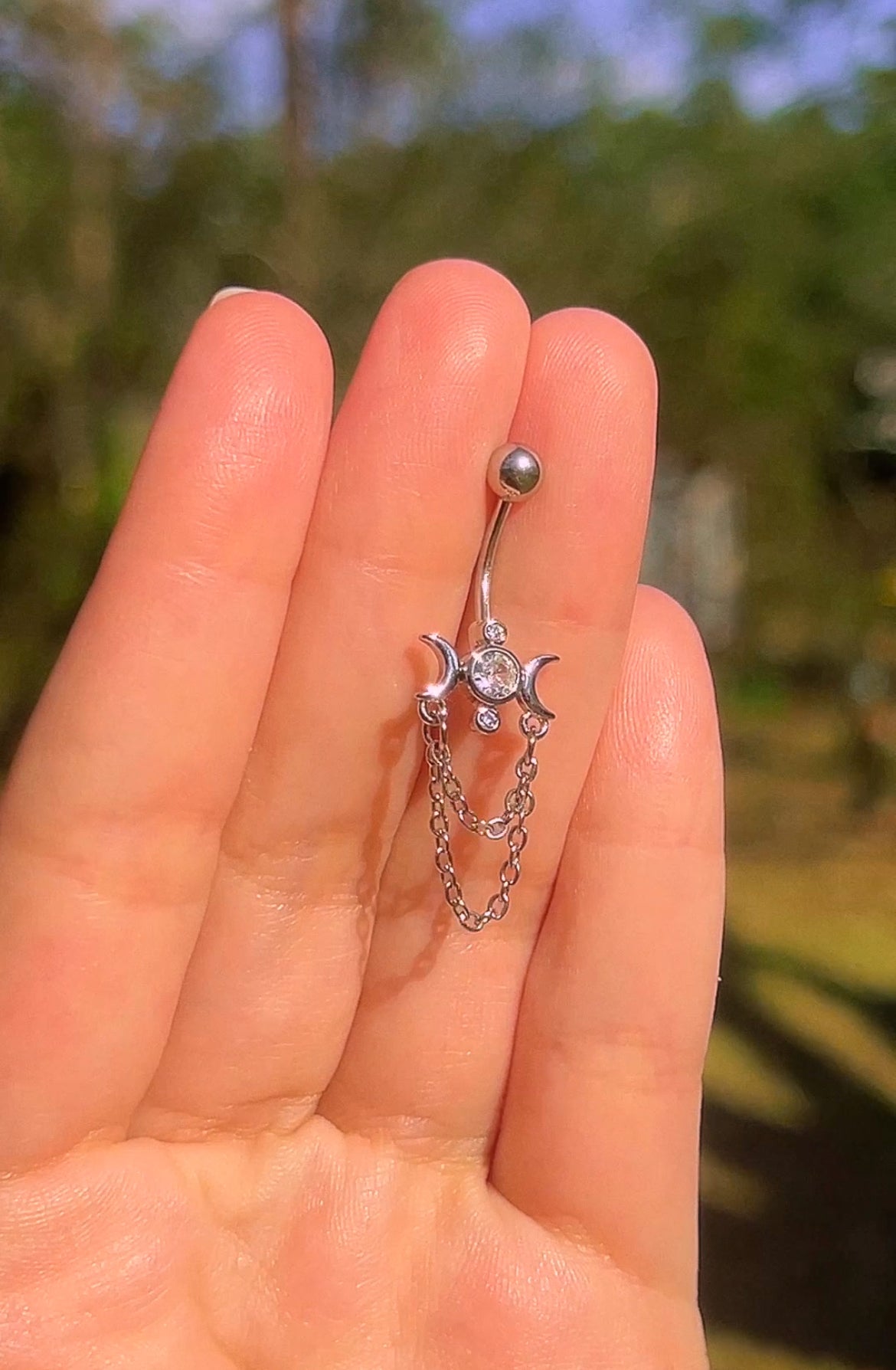 Moon Goddess Belly Ring