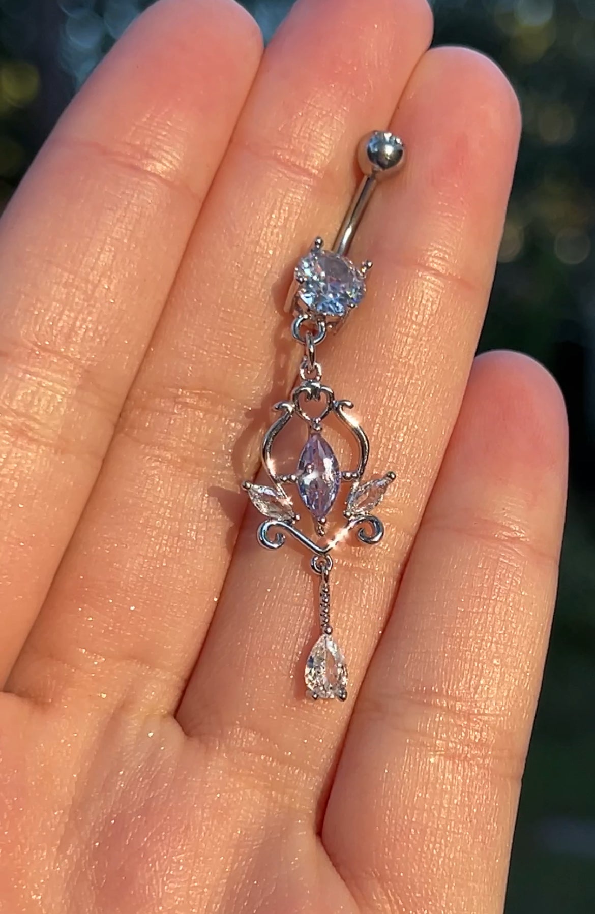Fairy Elegant Dangle Belly Ring