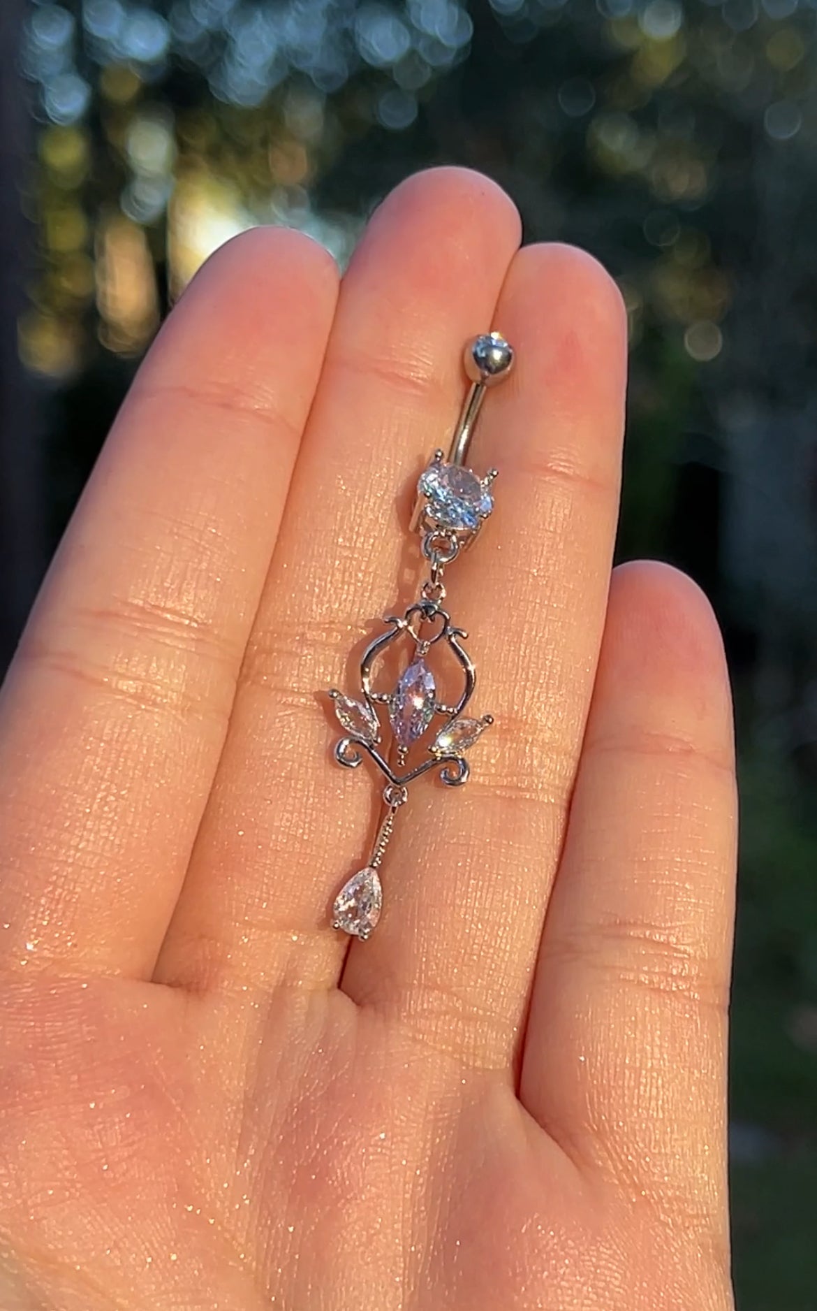 Fairy Elegant Dangle Belly Ring