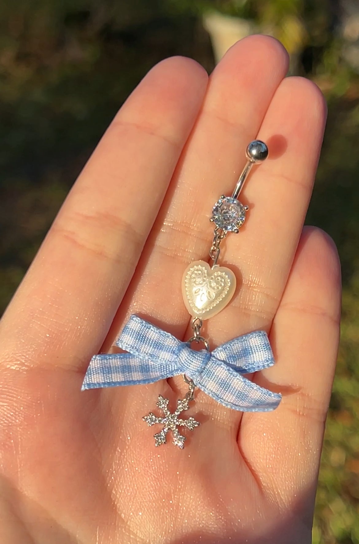 Winter Wonderland Belly Ring