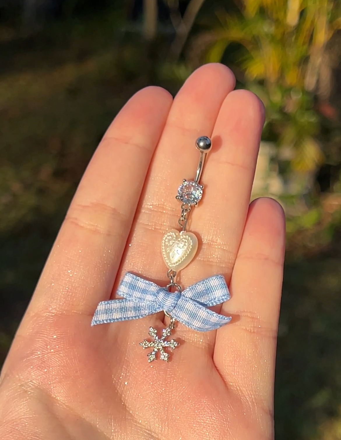 Winter Wonderland Belly Ring