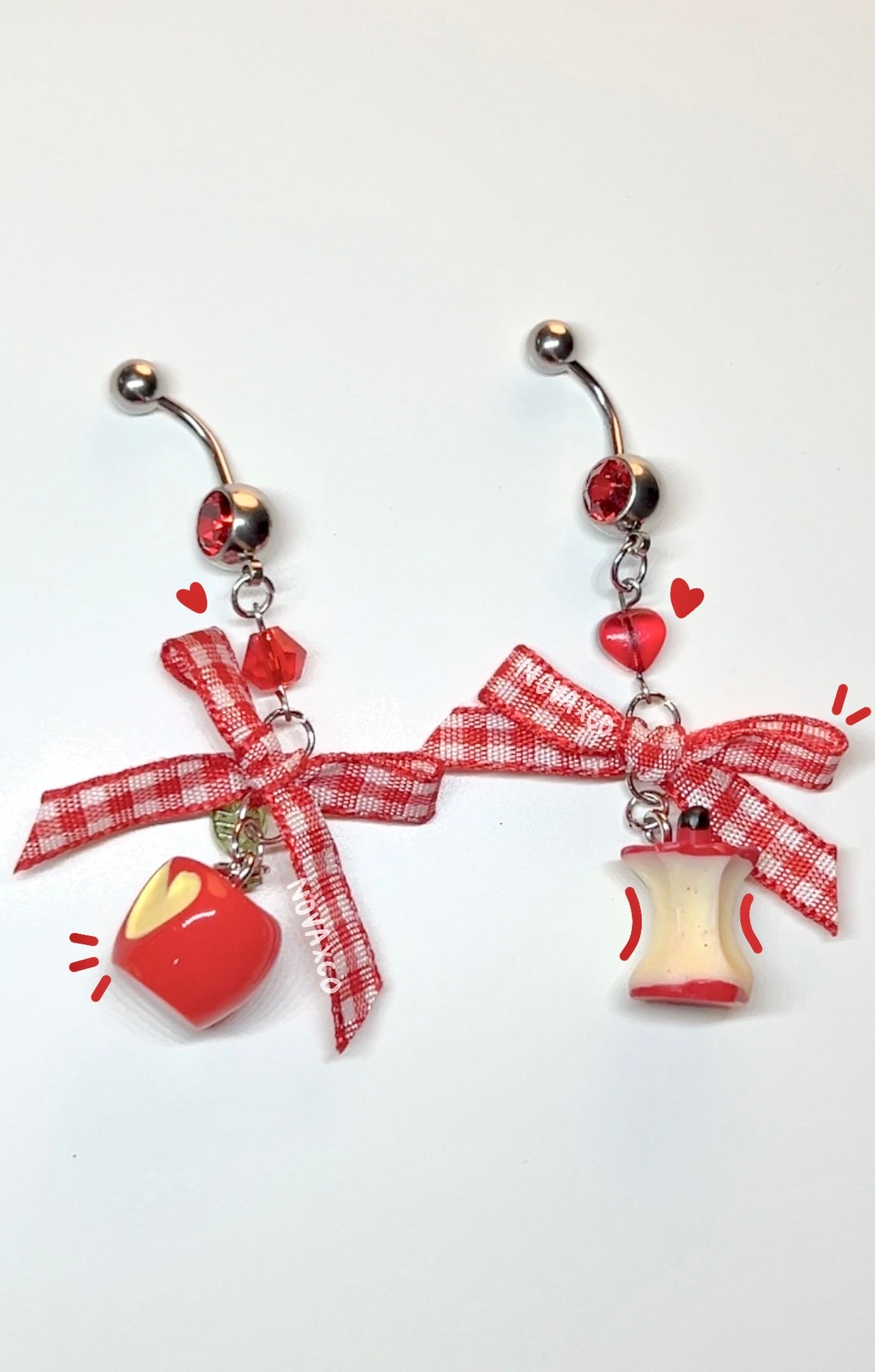 Apple Picnic Belly Ring