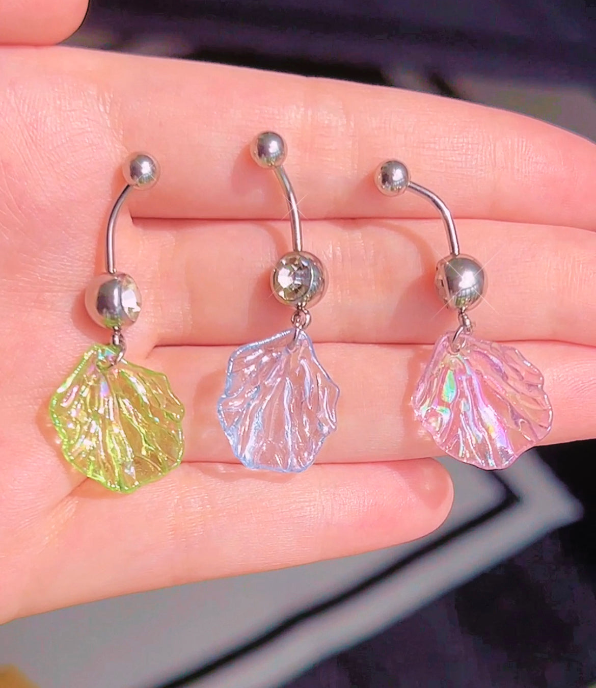 Aurora Shell Belly Ring