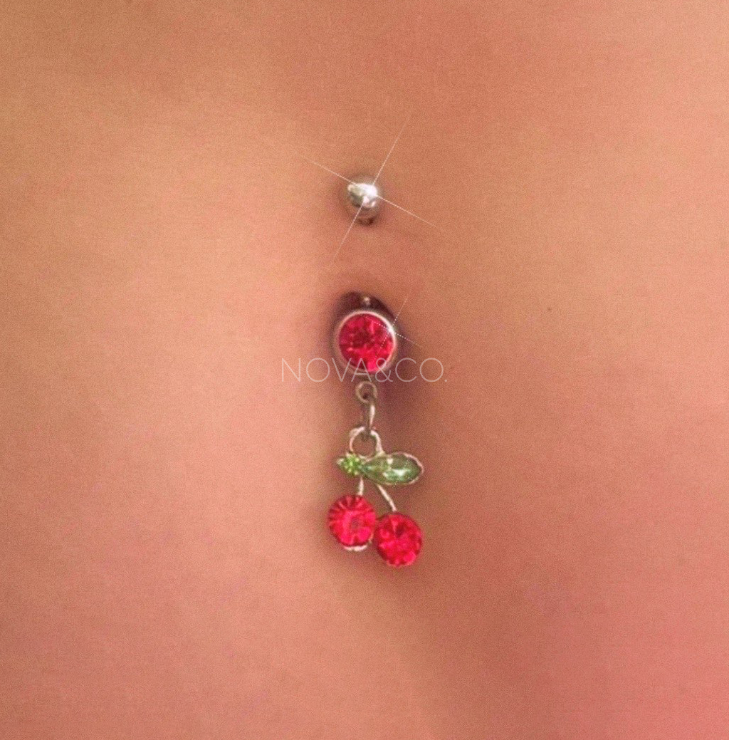 Cherry On Top Belly Ring