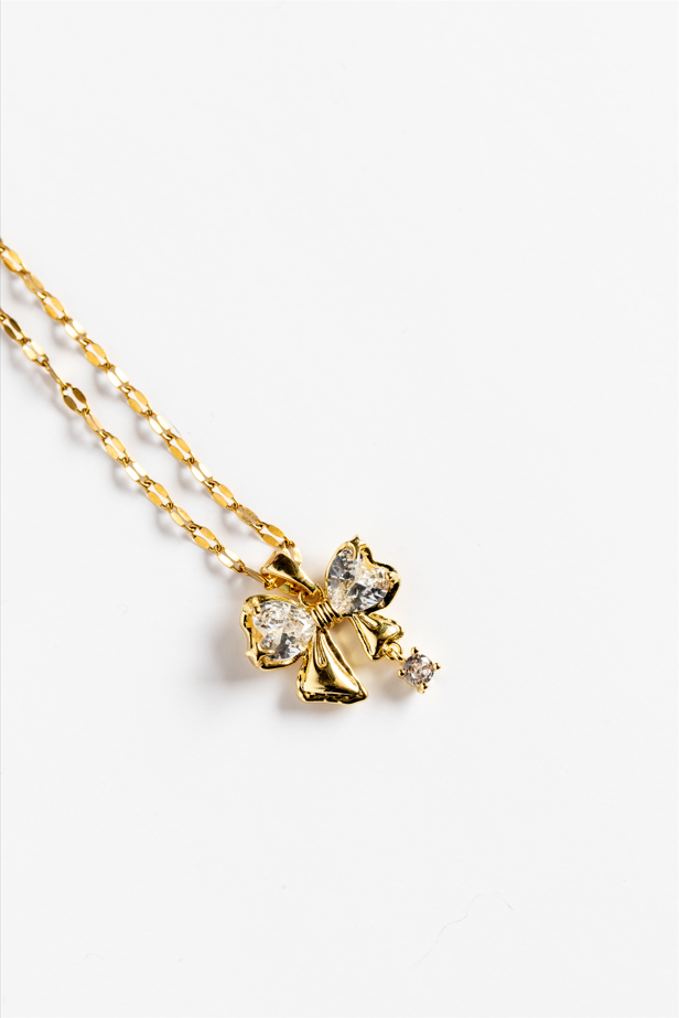 Dainty Bow Necklace