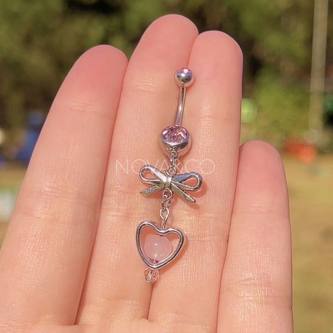 Coquette Besties Matching Belly Rings
