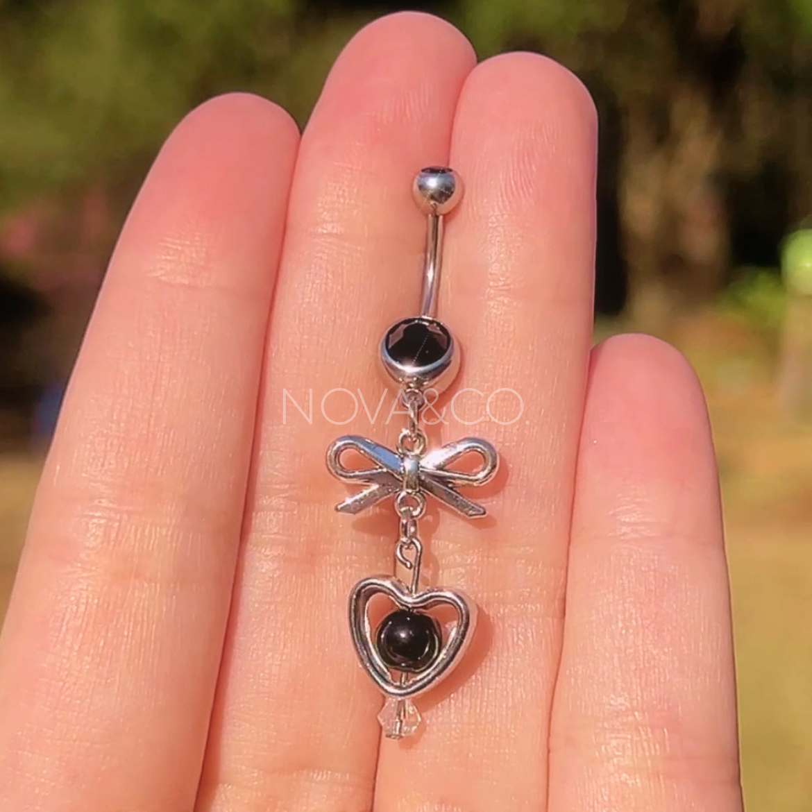 Coquette Besties Matching Belly Rings