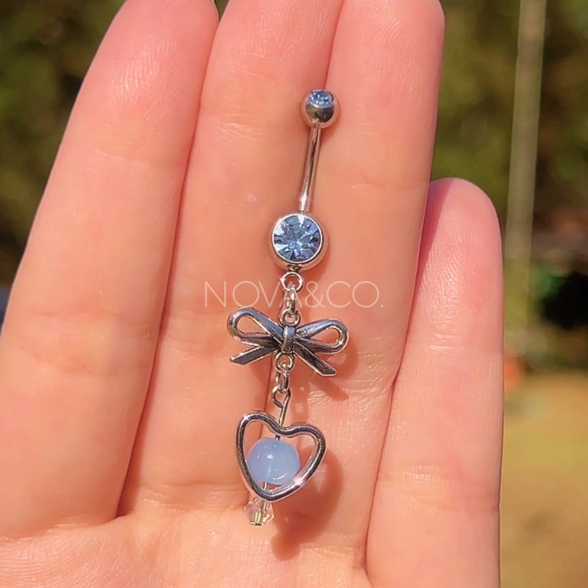 Coquette Besties Matching Belly Rings