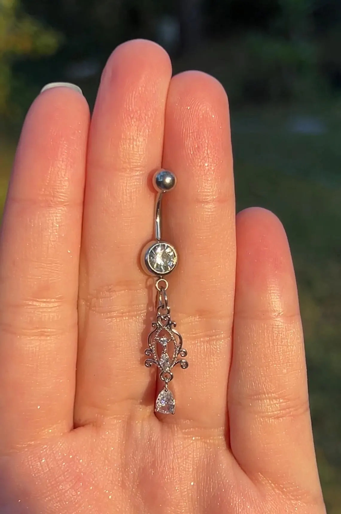 Fairy Minimal Dangle Belly Ring