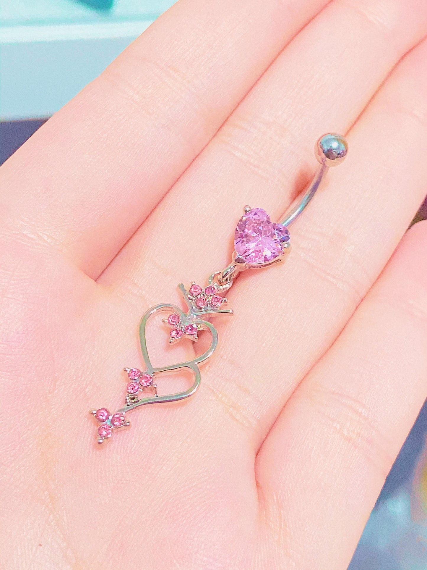 Finley Heart Belly Button Ring
