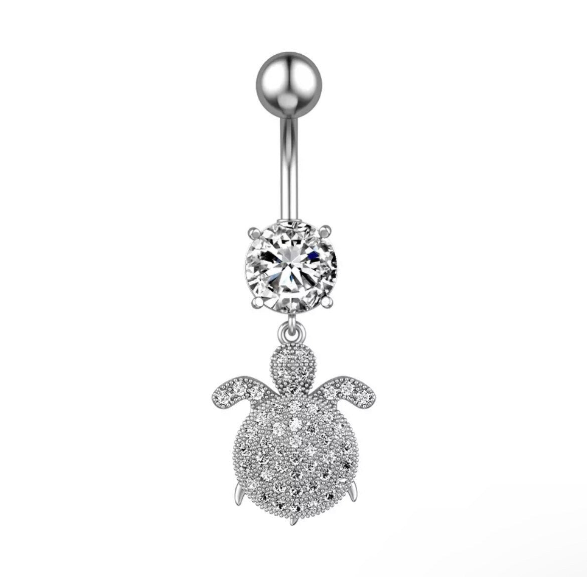 Sea Turtle Belly Ring