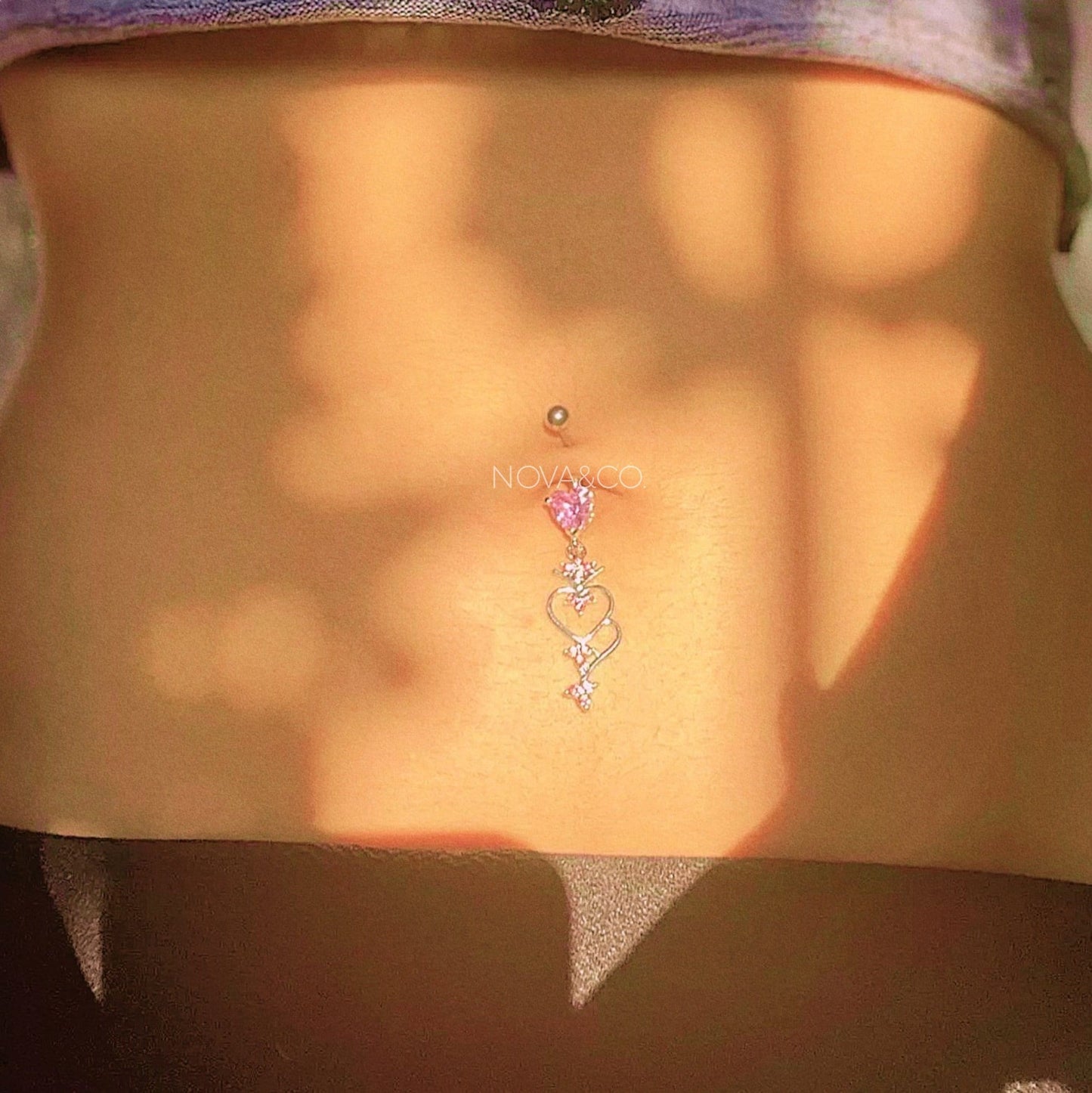 Finley Heart Belly Button Ring