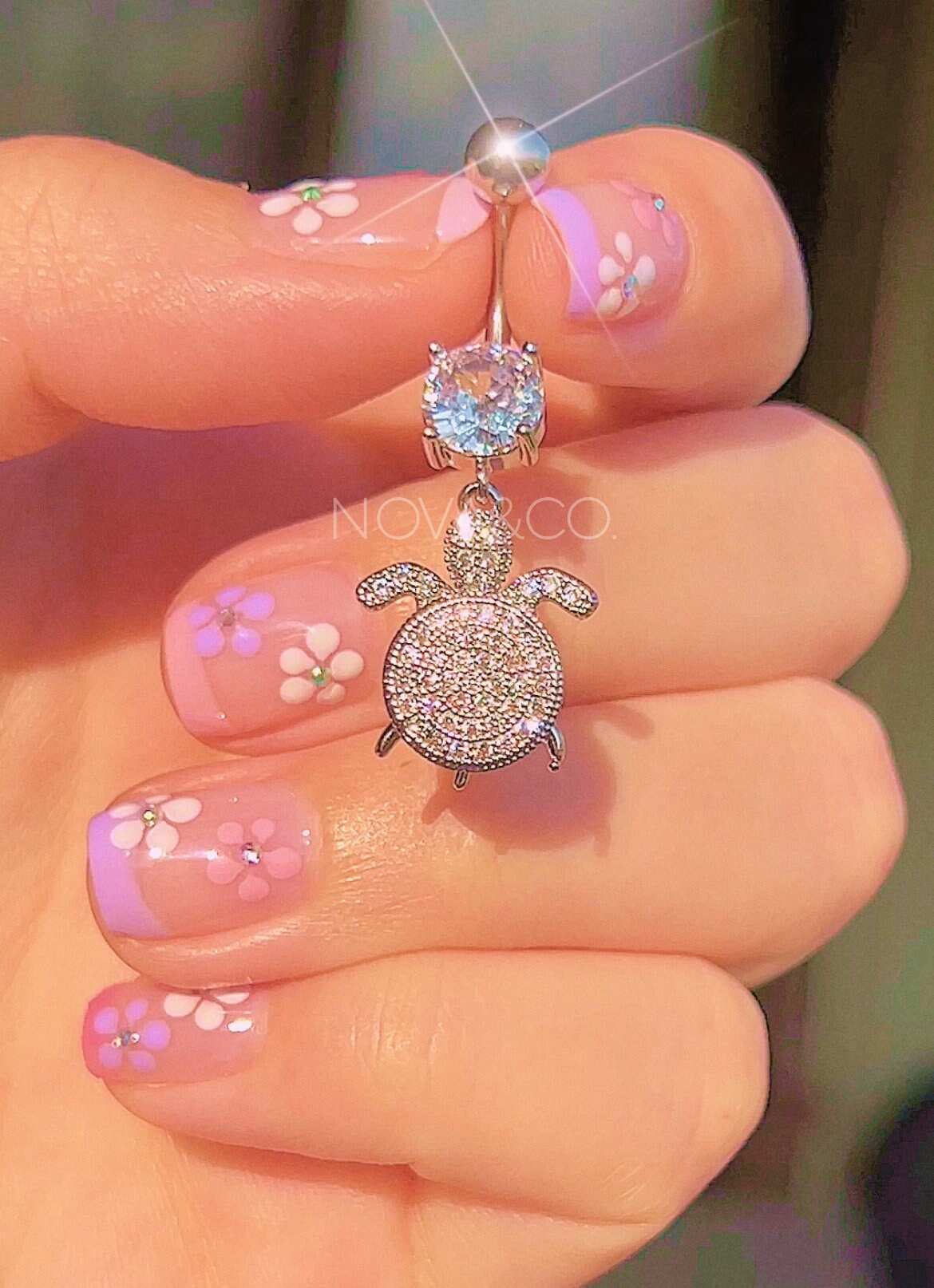 Sea Turtle Belly Ring