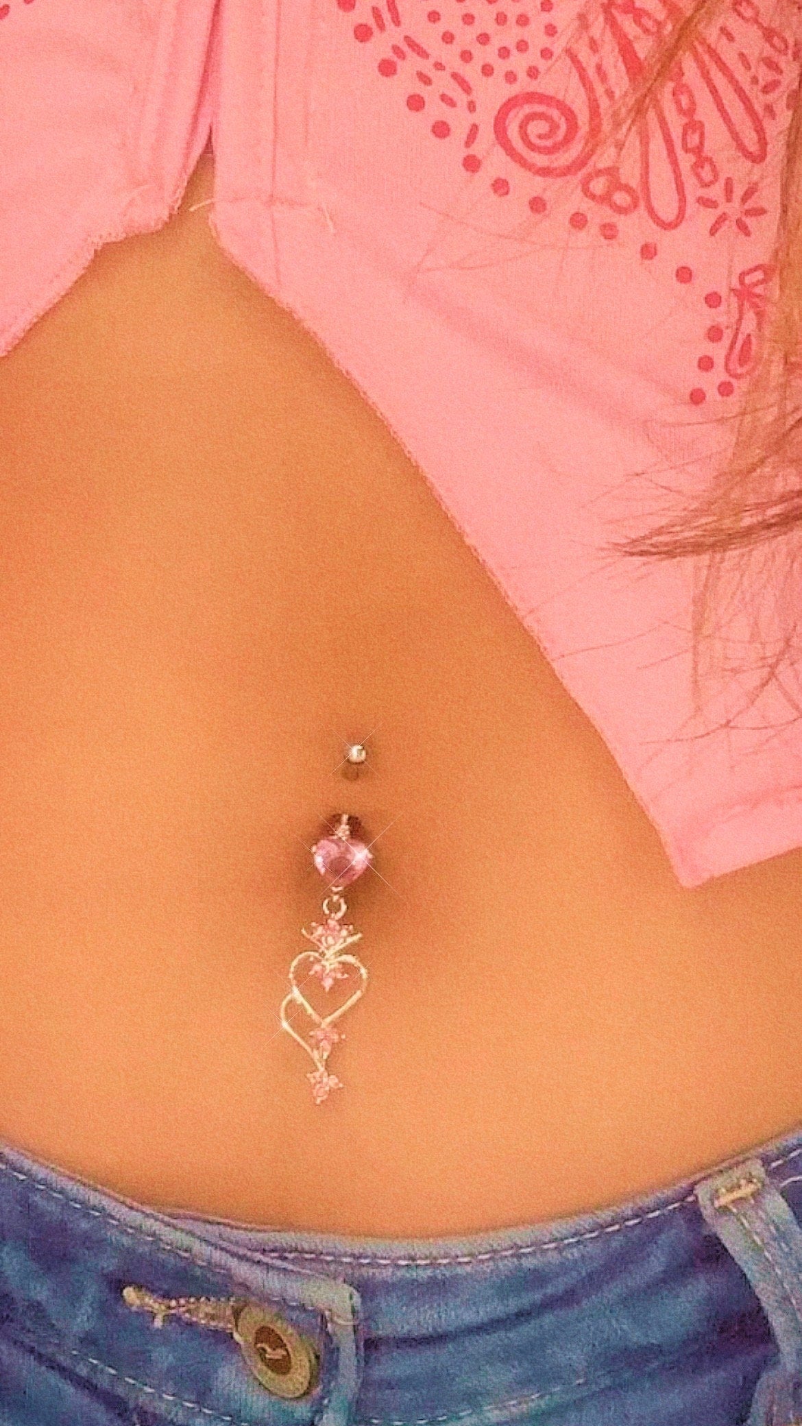 Finley Heart Belly Button Ring
