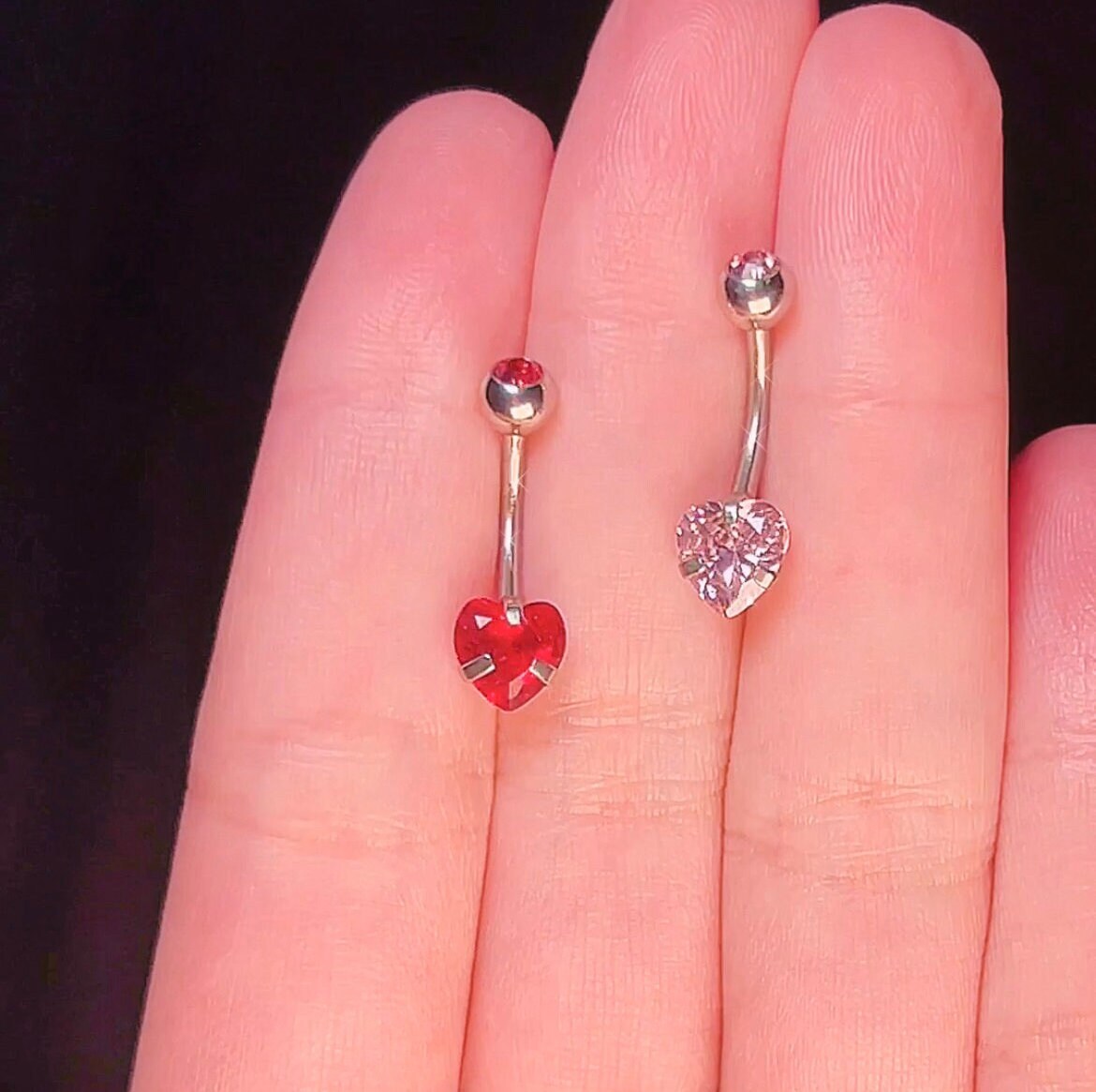 Dainty Heart Belly Ring