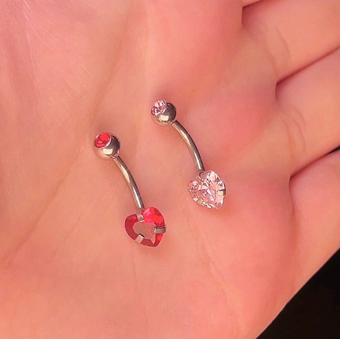Dainty Heart Belly Ring
