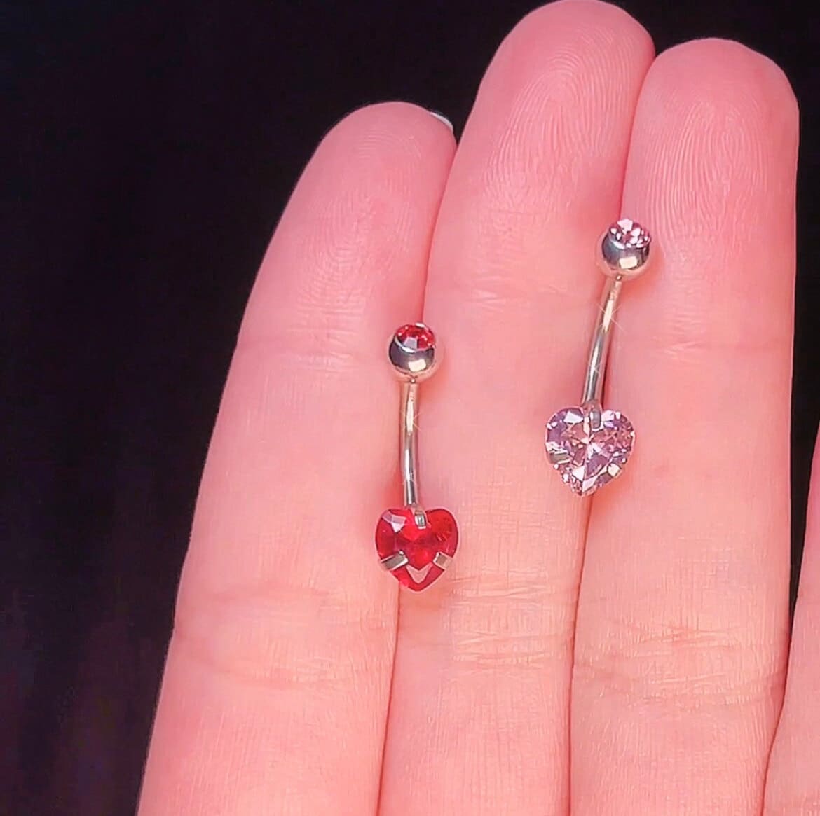 Dainty Heart Belly Ring