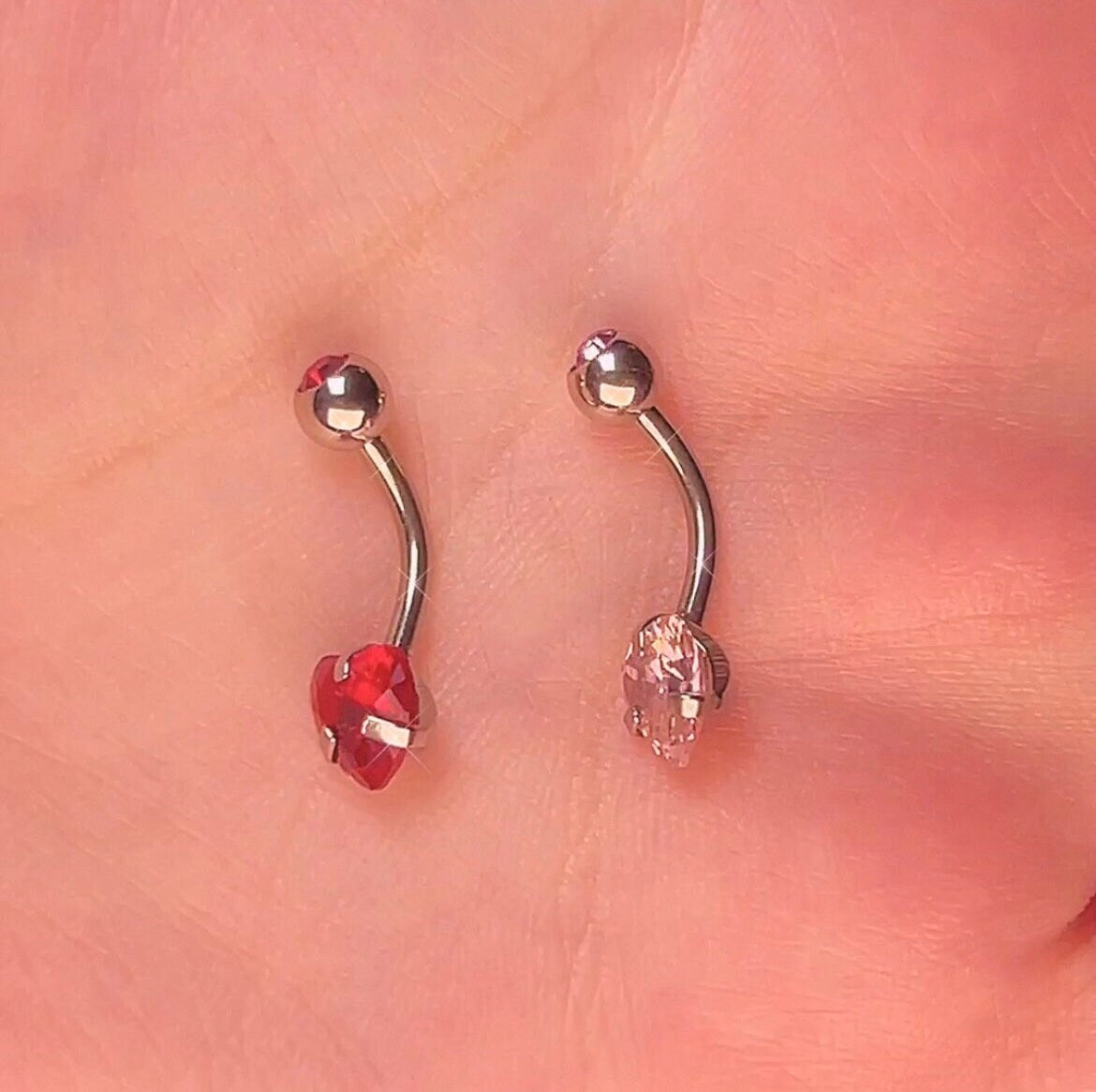 Dainty Heart Belly Ring