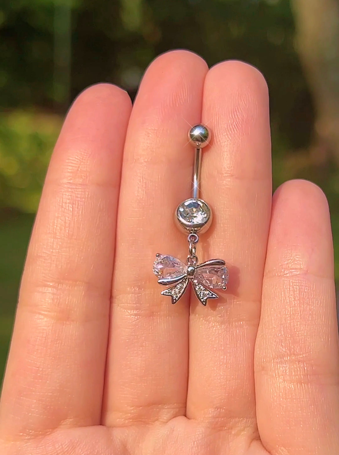 Little Bow Belly Ring