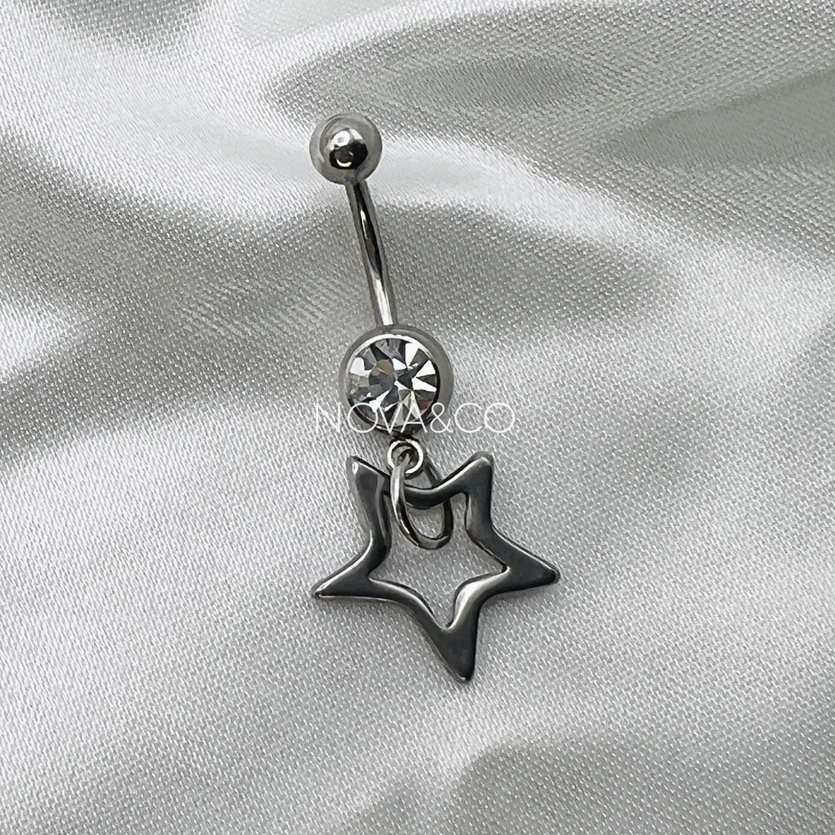 Y2K Grunge Star Belly Ring