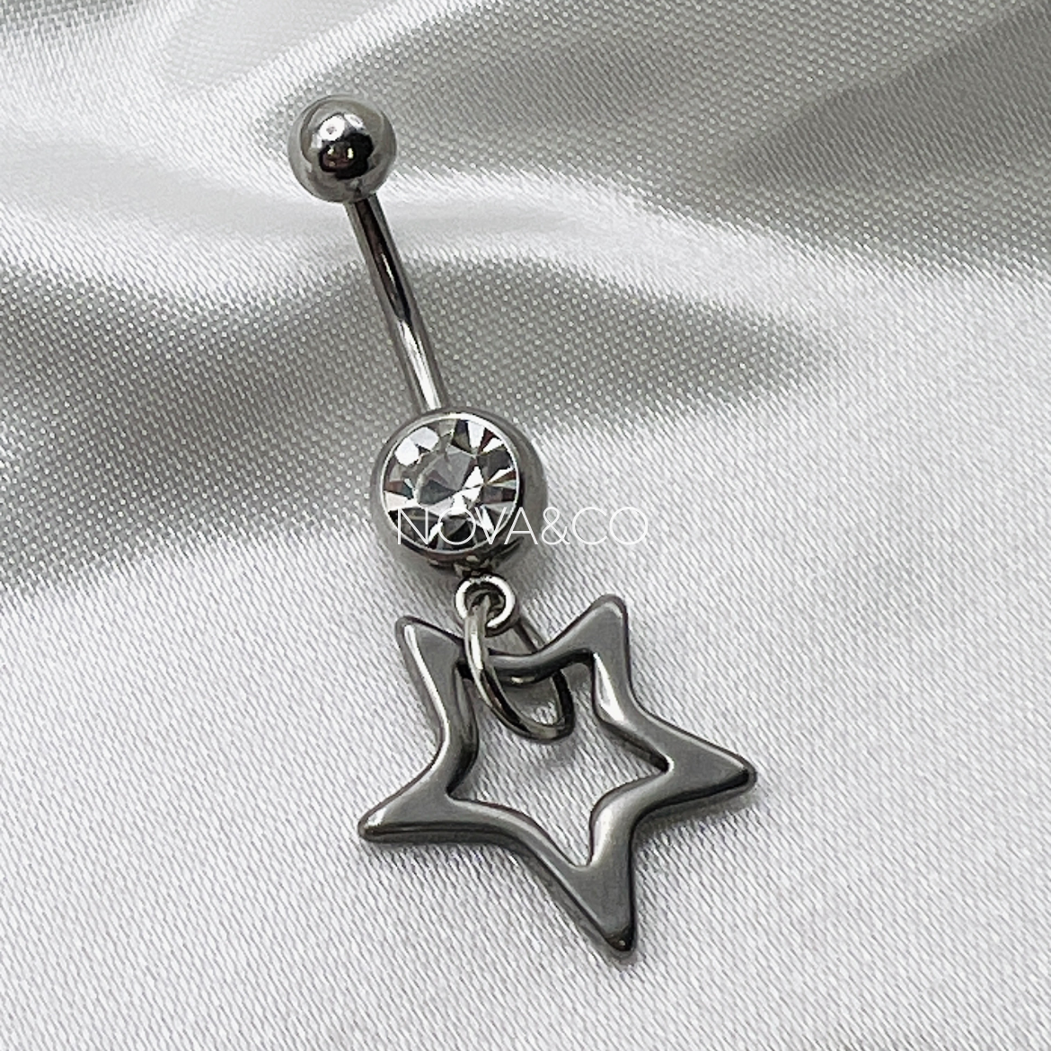 Y2K Grunge Star Belly Ring