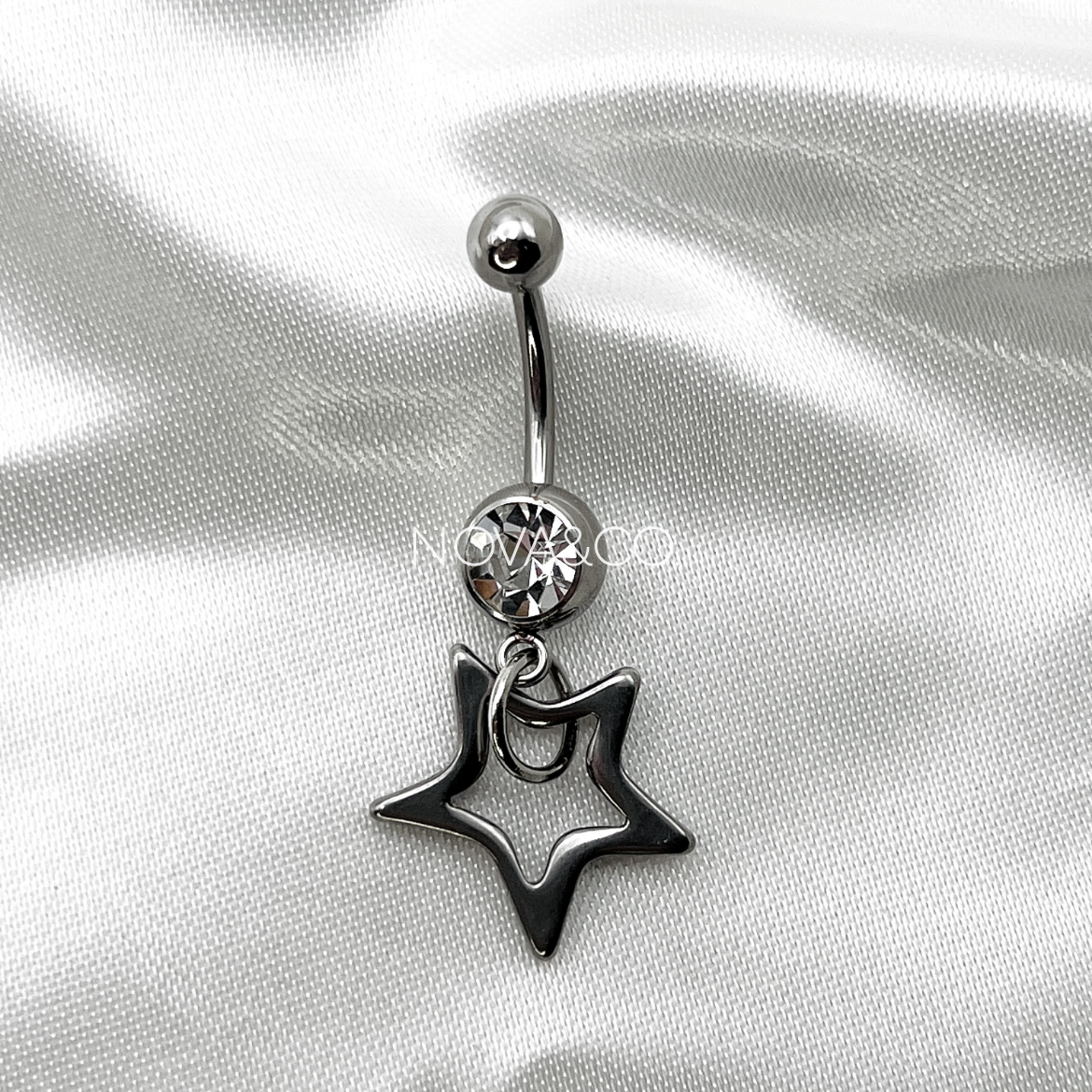 Y2K Grunge Star Belly Ring
