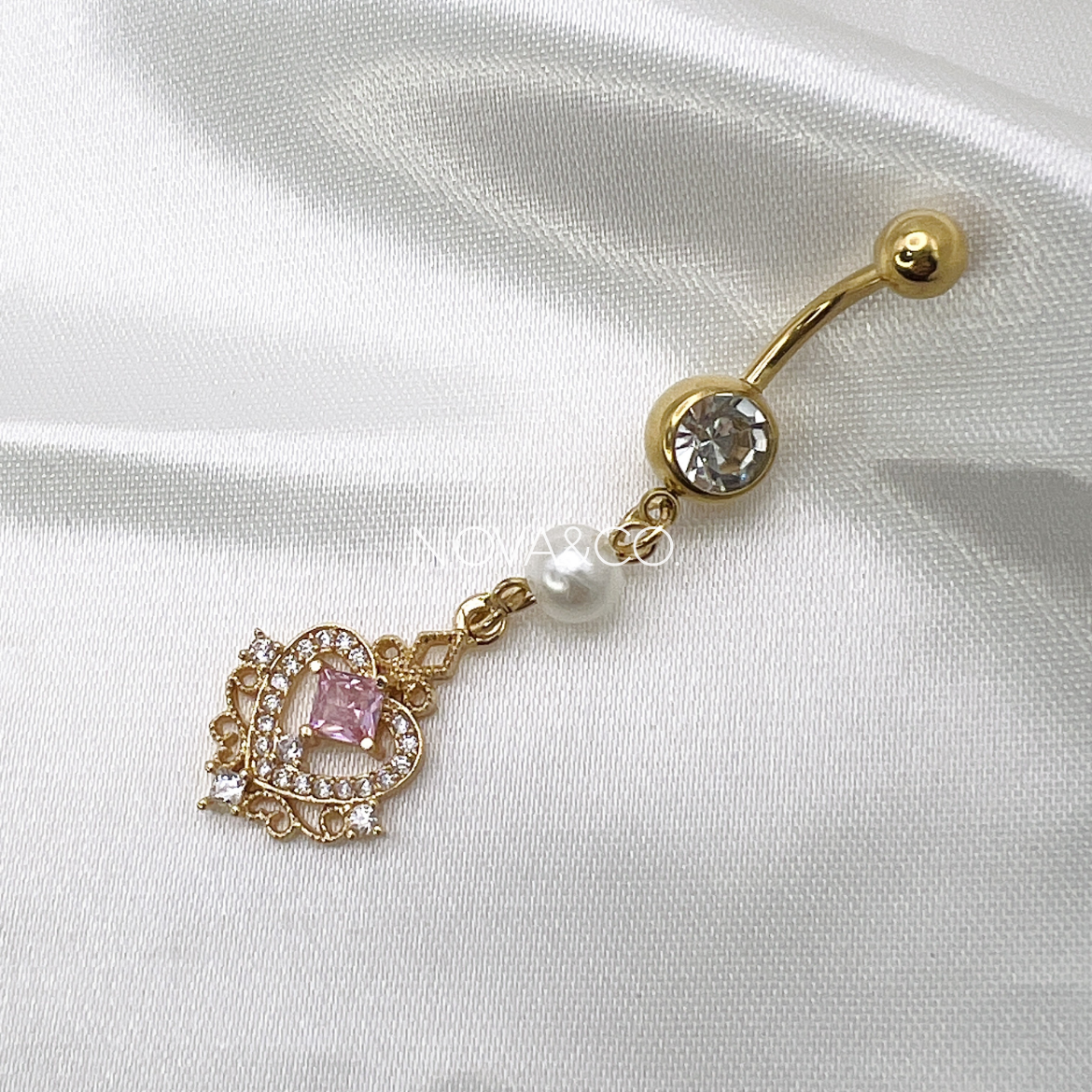 Dainty Gold Princess Belly Ring