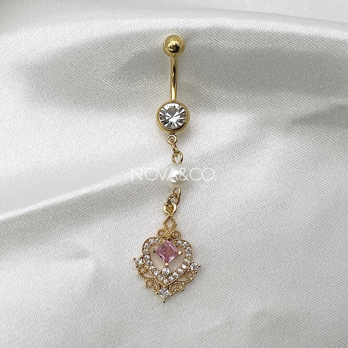 Dainty Gold Princess Belly Ring