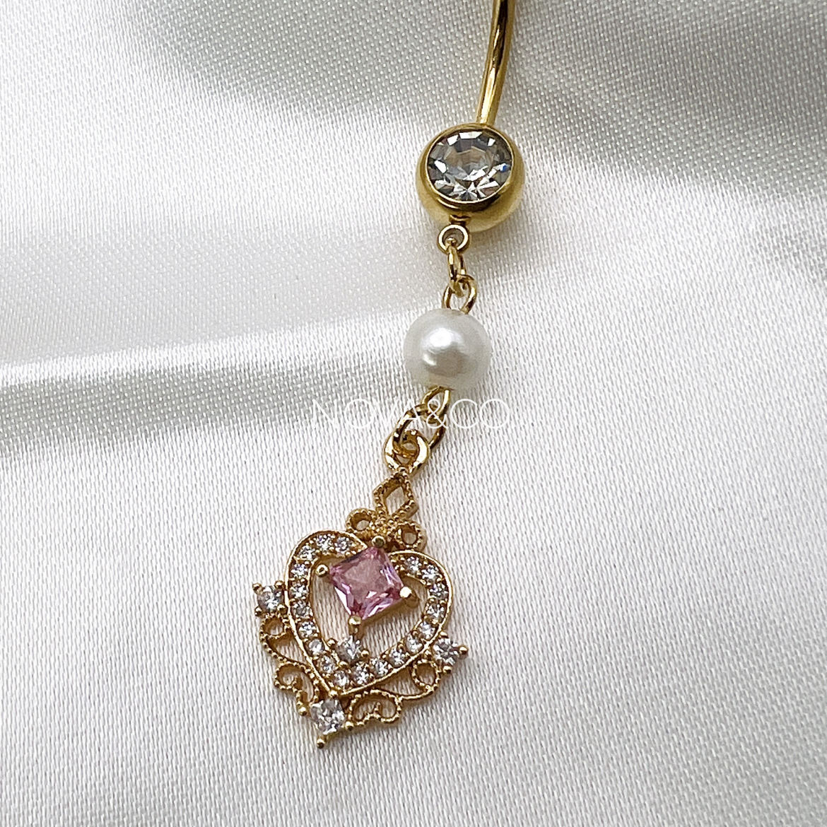 Dainty Gold Princess Belly Ring