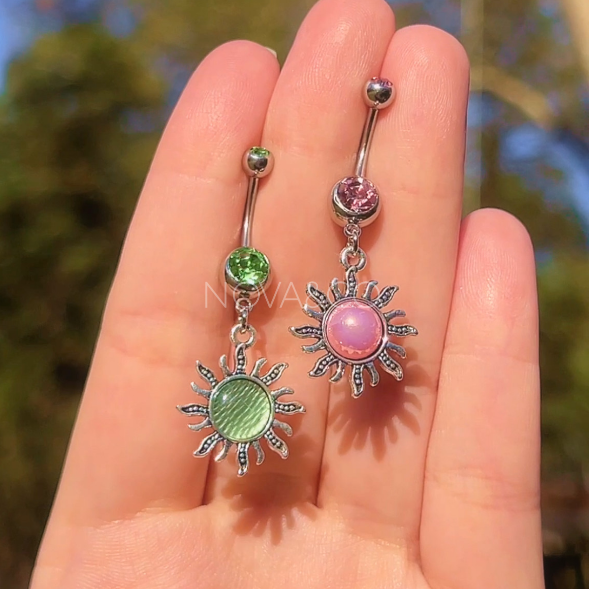 Garden of the Sun Belly Rings