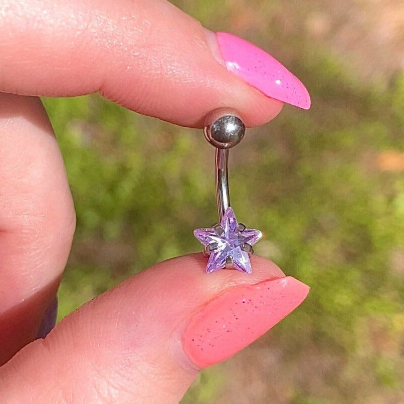 Tiny Star Belly Ring