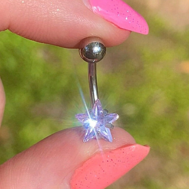 Tiny Star Belly Ring