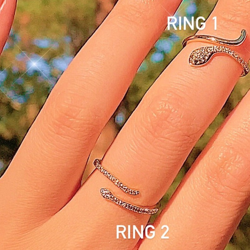 snake ring pair