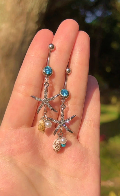 Starfish Belly Ring