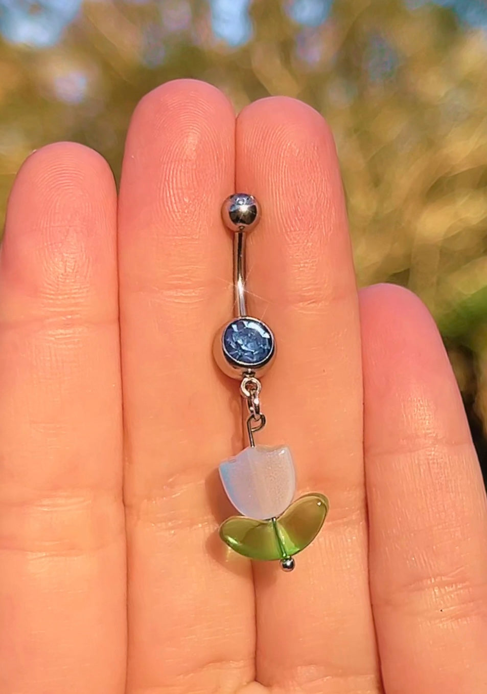 Little Flower Belly Ring