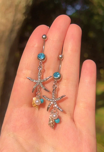 Starfish Belly Ring