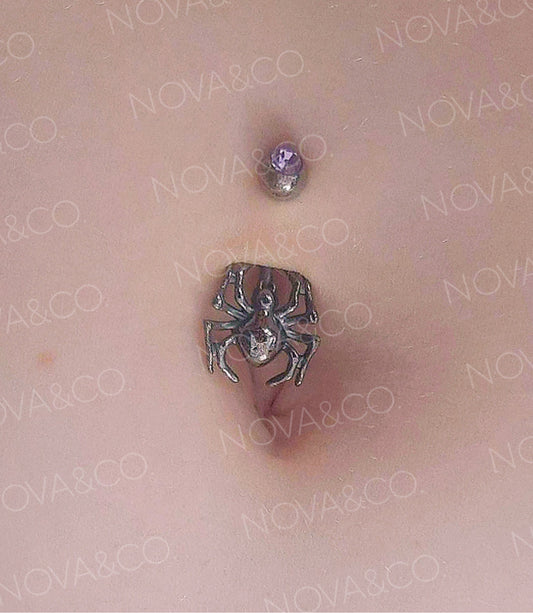 Spider Belly Rings