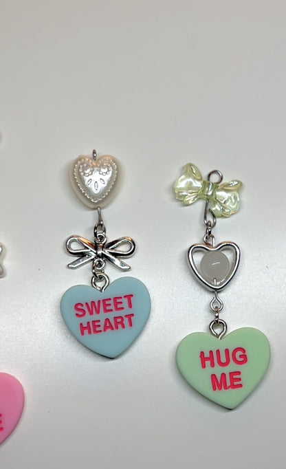 Y2K Candy Heart Belly Rings