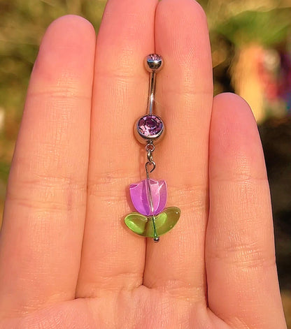 Little Flower Belly Ring