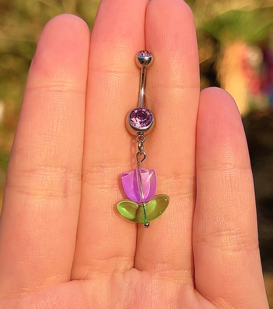 Little Flower Belly Ring
