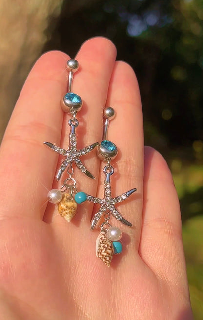 Starfish Belly Ring