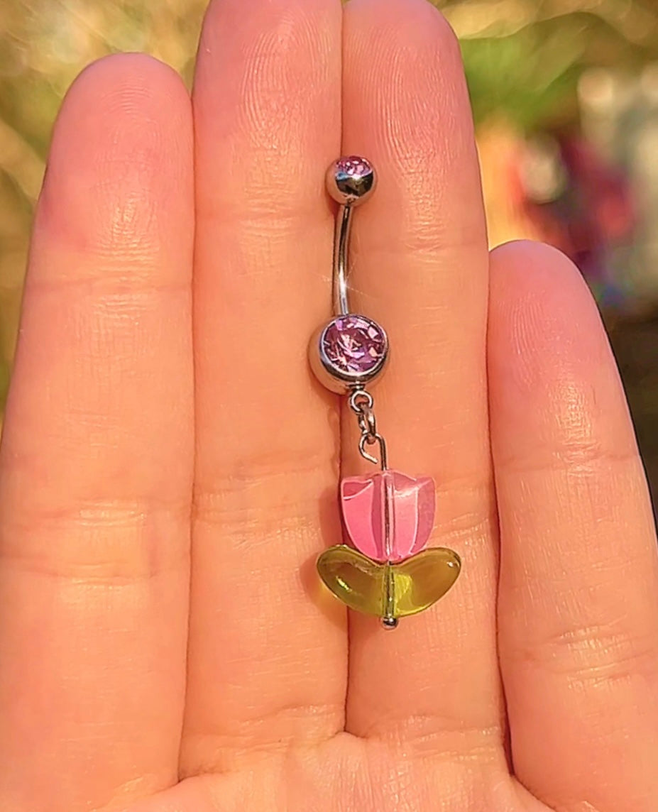 Little Flower Belly Ring