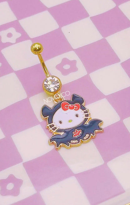 Bat Hello Kitty Belly Ring