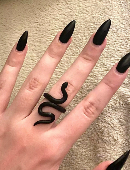Black Snake Ring