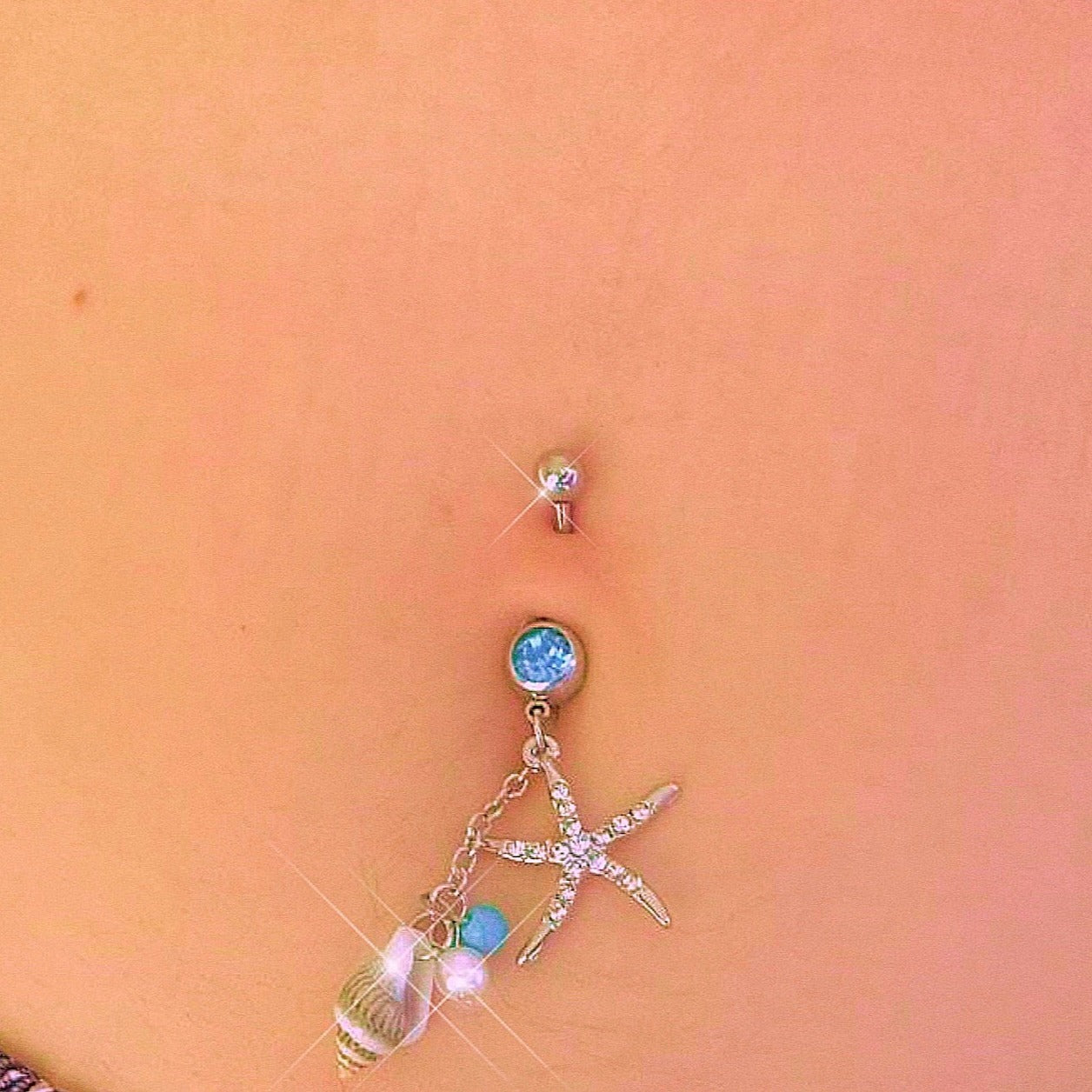 Starfish Belly Ring